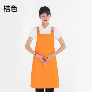 Delantal de Cocina Impermeable Personalizado <span class=keywords><strong>para</strong></span> Mujer, Delantal Bordado <span class=keywords><strong>para</strong></span> Restaurante, Uniforme de Cocina <span class=keywords><strong>para</strong></span> <span class=keywords><strong>Camareros</strong></span> y Chefs de Hotel - Product Image 4