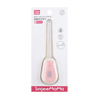 Aspirator Hidung Silikon Lembut Bersertifikat CE Anti-Jepit Berlampu Warna Pink Portabel untuk Bayi & Dewasa