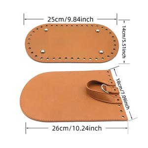 <span class=keywords><strong>Kit</strong></span> de Sac à Dos en <span class=keywords><strong>Macramé</strong></span> Tissé à la Main avec Base et Rabat en Cuir, Fournitures de Bricolage <span class=keywords><strong>pour</strong></span> la Fabrication de Sacs au Crochet <span class=keywords><strong>pour</strong></span> Femmes, Matériaux de Tricot - Product Image 3