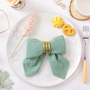 Nappe et serviettes en lin jetables brodées à la main, classiques et intemporelles, pour une table de repas luxueuse et traditionnelle, personnalisables - Product Image 3