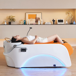 Cama de Masaje Eléctrica Japonesa con Lavacabezas y Silla de Lavado para Salón, con Función de Masaje de Cabeza para Tailandia - Product Image 1