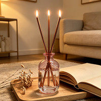 Lampe à Huile Parfumée à Tube Métallique, Sans Fumée, Rechargeable, à Huile Liquide, Bougies Éternelles – Offre Spéciale