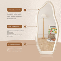 Miroir d'habillage intégral fait à la main pour chambre à coucher Miroir décoratif de haute qualité à prix d'usine Grand miroir d'habillage