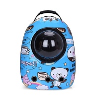 Sac à dos de transport pour animaux de compagnie en PVC avec fenêtre transparente et trous respirants pour petits chiens/chats, idéal pour les voyages en extérieur, stock usine