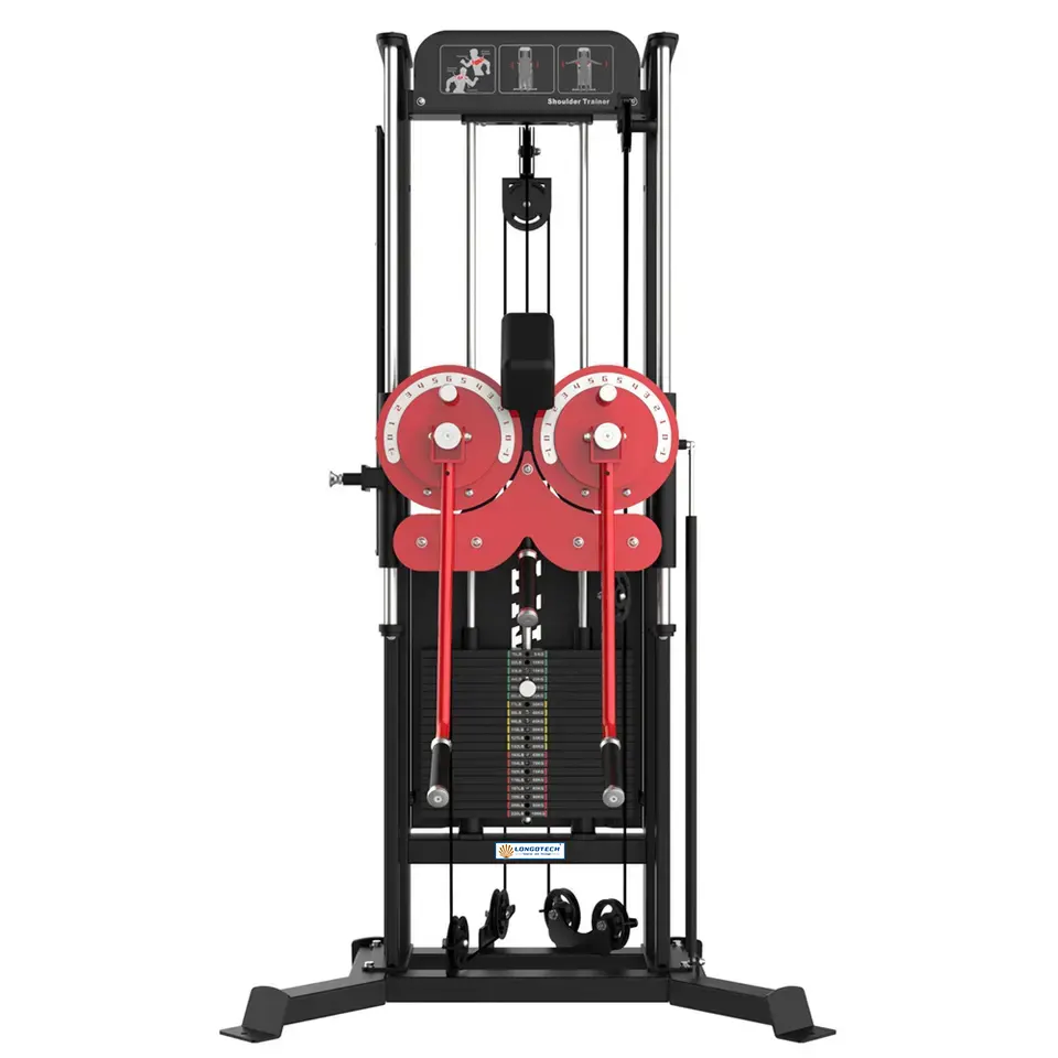 Strength Training Equipment pin loaded standing lateral raise multi flight for shoulder back chest exercise