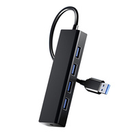 Multi USB Hub Extensions Hub 4 ports USB 3.0 Splitter Fast Data Transmission Adaptateur OTG pour ordinateur pour Xiaomi pour Macbook Pro