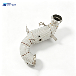 Tubo de escape de alto rendimiento para Mercedes Benz AMG A45 W176 CLA45 C117 GLA45 X156 M133 2.0T 304 SS, conexión directa con escudo térmico - Product Image 1