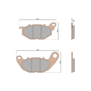 PLAQUETTES DE FREIN MHR SYNT - Product Image 1
