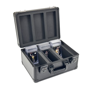 Étui de rangement personnalisé en aluminium verrouillable à 3 rangées pour cartes gradées BGS SGC, fabriqué par un fabricant OEM, avec un prix attractif et un étui coloré - Product Image 3