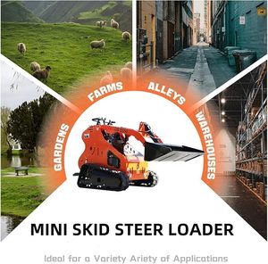 อุปกรณ์ต่อพ่วงรถตักขนาดเล็ก QIHANG รุ่น Compact Front End Skid Steer รับน้ำหนักได้ 300 กก. พร้อมส่งมอบรวดเร็ว มินิโหลดเดอร์ รถตักตีนตะขาบ รับประกัน 1 ปี - Product Image 4