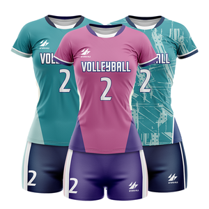 Speciale aanbieding groothandel Wrarsoccer kleding uniform voor meisjes op maat gemaakte rode volleybalshirts - Product Image 1