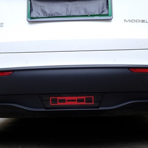 Autoy, nuevo diseño, luz de parachoques trasero para Tesla, modelo Y, lámpara de señal, pantalla Digital trasera, luces traseras LED para accesorios de coche Tesla - Product Image 6
