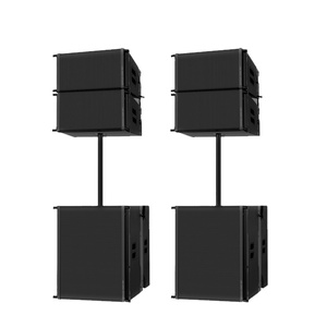 Kit de equipo de audio profesional a prueba de agua PQ10, altavoz de matriz de línea pasiva, altavoces de 10 pulgadas para sistema de altavoces de matriz de línea al aire libre - Product Image 1