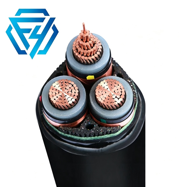 8.7/15KV ZC-YJV22 Oxygen-Free Copper Conductor Medium Voltage Armored High Voltage Power Cables Industrial Construction Use XLPE