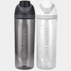 Wholesale FreeSip Water Bottle 25 Oz Clear Tritan Gym Plastic Sport Water Bottles With Straw