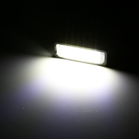Luz de matrícula de coche de 12V, luces LED blancas para Skoda Seat Leon Ibiza VW Golf 4 5 6 7 Passat CC Polo Scirocco