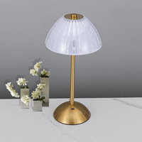 Lampe de table LED moderne rechargeable, corps en fer, flexible, écologique, commande tactile, sans fil, alimentée par batterie, veilleuse de luxe