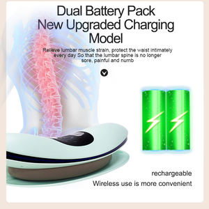 Pijat Lumbar Pijat Punggung Lumbar Perangkat Traksi Lumbar Pemijat Punggung Pinggang dengan Terapi Getaran Panas untuk Nyeri Linu Panggul - Product Image 4