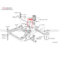 Gennovo OE Quality Auto Suspension Parts pour Renault Captur 2013-2016 551108147R Stabilizer Link