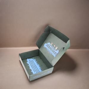 Crown Win Custom Corrugated Board Paper Box with Glossy Lamination Embossing <b>Recycled</b> Materials for Cosmetic <b>Gift</b> Packaging - Product Image 1