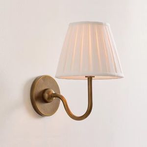 Applique murale en <span class=keywords><strong>tissu</strong></span>, lampe murale moderne en <span class=keywords><strong>lin</strong></span> pour chambre à coucher et salon - Product Image 5
