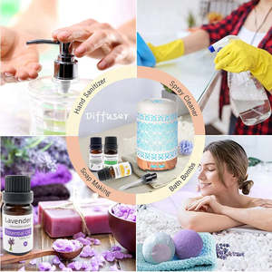 Hot Sale Pure ätherisches Öl 10ml Bernstein flasche 44 Arten frische Düfte-Jasmin Rose Lavendel für Aroma therapie <span class=keywords><strong>Massage</strong></span> - Product Image 6