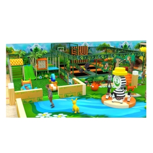 Vente chaude Fournisseur de Guangzhou Certificat CE Parc d'aventure modulaire à thème jungle Aire de jeux intérieure <span class=keywords><strong>labyrinthe</strong></span> Jeux d'adresse pour enfants - Product Image 4