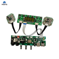 Kit complet d'amplificateur audio PCBA avec affichage numérique et prise micro pour l'assemblage de haut-parleurs portables