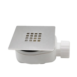 Bathroom Plastic <strong>Shower</strong> Drains <strong>Outlet</strong> 40mm for Bathroom Siphon with Stainless Steel Cover - Product Image 5