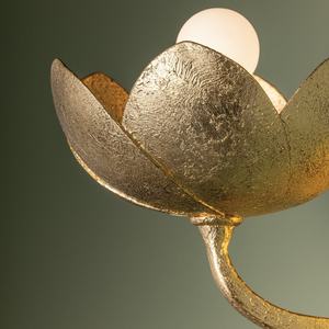 モダンアメリカンクリエイティブホテルルームリビングルームダイニングルームヴィラベッドサイド照明屋内金花壁スコーン - Product Image 3