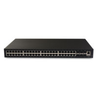 Switch Ethernet Fibre Géré pour Usage Commercial avec 6 Emplacements SFP+ 1G/10G et 48 Ports PoE 10/100/1000Base-T(X) L2
