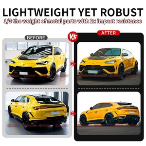 ชุดแต่งตัวถังรถยนต์คาร์บอนไฟเบอร์ครึ่งคัน รุ่น 1016 สำหรับ Lamborghini URUS S ปี 2023-2026 ประกอบด้วยลิ้นหน้า สเกิร์ตข้าง คิ้วล้อ ฝากระโปรงหน้า และลิ้นหลัง - Product Image 2