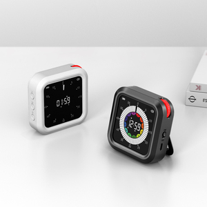 Таймер для кухни и учебы с индивидуальным логотипом: цифровой, визуальный, обратного отсчета, в форме куба, для детей, перезаряжаемый - Product Image 4