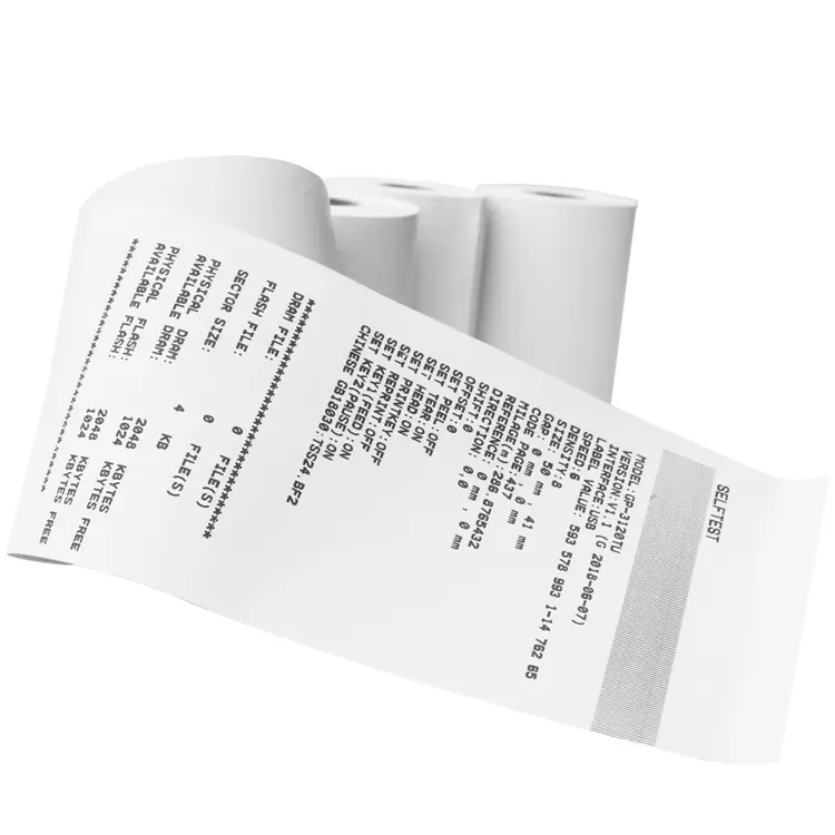 Aangepaste 50Mm 57Mm 80Mm Thermisch Papier Filmtrein Park Speeltuin Ticket Bioscoop Tickets Papier