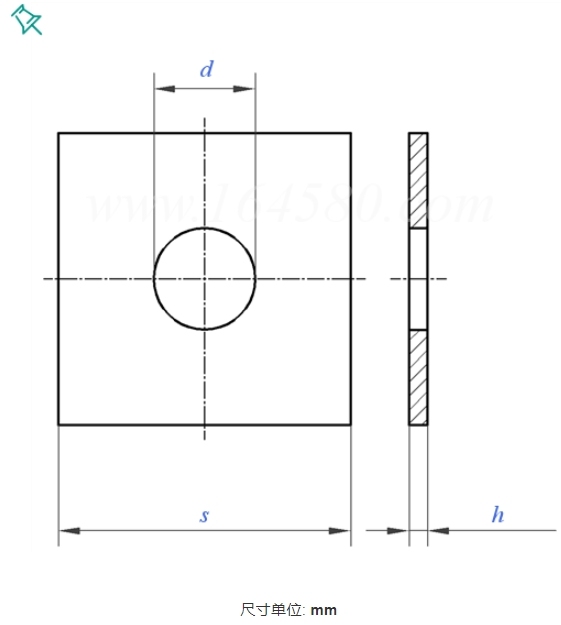 Factory Direct Carbon Steel Zinc Galvanized DIN436 Square Flat Washers