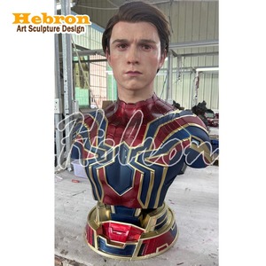 Vente <span class=keywords><strong>en</strong></span> gros de figurines <span class=keywords><strong>en</strong></span> résine <span class=keywords><strong>Avengers</strong></span> GK, buste de Spider-Man, statue d'anime, <span class=keywords><strong>film</strong></span>, télévision, figurine Iron Man pour la décoration de la maison - Product Image 3
