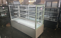 Vitrine réfrigérée pour gâteaux en verre, refroidie par air, pour pâtisserie commerciale, café, boutique de gâteaux