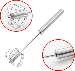Mélangeur manuel en acier inoxydable pour cuisine, batteur à œufs, mousseur à lait, fouet à œufs, outils de pâtisserie - Product Image 4
