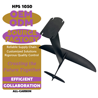 Axis HPS 1050 Pompe à hydrofoil en fibre de carbone – Étanche et portable, haute résistance pour le surf, pompage efficace, levage puissant, débit longue portée