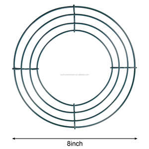 क्रिसमस की सजावट के लिए <span class=keywords><strong>18</strong></span> इंच शिल्प धातु तार मालदार फ्रेम - Product Image 5