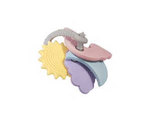 Juguete de bebé de silicona de grado alimenticio 100%-Juego de mordedor y apilamiento de estrellas no tóxicas para juego sensorial - Product Image 6