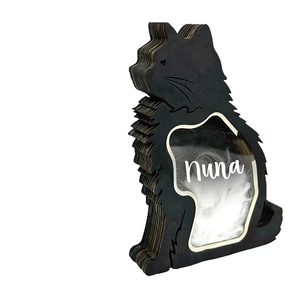 Wooden Pet Hair <b>Keepsake</b> <b>Box</b> Cat Dog <b>Memorial</b> Storage Ornament Living Room Decor - Product Image 5