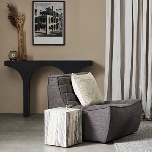 Table <span class=keywords><strong>console</strong></span> moderne <span class=keywords><strong>blanche</strong></span> ou noire pour couloir, entrée, salon, table d'entrée <span class=keywords><strong>en</strong></span> <span class=keywords><strong>bois</strong></span> - Product Image 2