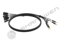 Câble audio multipaire 8 canaux XLR 3 broches, rallonge de signal studio mâle XLR Cannon vers jack TRS mâle 6,35 mm