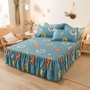 Комплект двухслойных постельного белья с цветочным принтом и двухслойная постельное белье + 2 наволочки - Product Image 3