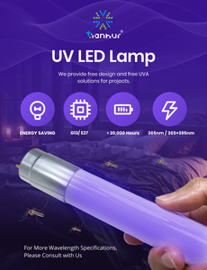 Bombillas LED UV de Repuesto de 365nm 7W/10W T8 UVA con Base G13 para Oficina, Hogar, Hotel, Control de Plagas en Aire Acondicionado - Product Image 2