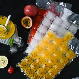 Juego de 10 Moldes para Cubitos de Hielo, Bolsas Desechables Autosellables para Cubitos de Hielo, Transparentes, Congelación Rápida, Bolsa para Hacer Hielo, Accesorios de Cocina - Product Image 2