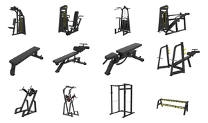 Machine de musculation assistée SIMI à charges réglables pour dips et tractions, équipement professionnel pour salle de sport - Product Image 3