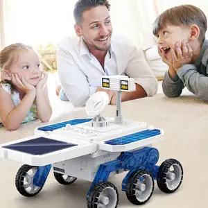 太阳能积木玩具套装火星探测器月球车模型动手组装科学玩具儿童益智玩具