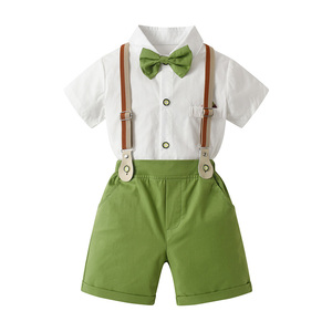 Ensembles de Vêtements pour Garçons Style Été <span class=keywords><strong>1</strong></span>-7 Ans Tenues de Cérémonie <span class=keywords><strong>Anniversaire</strong></span> pour Enfants - Product Image 3